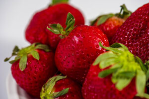 Strawberries make the foundation